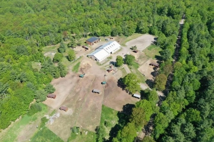 Whispering Woods Stables Aerial